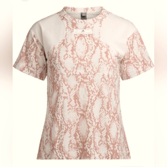 Adidas by Stella McCartney Tops - EUC... STELLA MCCARTNEY ADIDAS Snakeskin Print Sport Top SIZE L